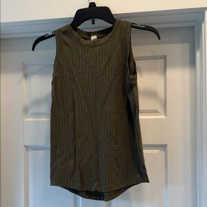 DSG Olive Patterned Tank Top